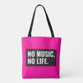 No Music No Life Tasche - Tragen Sie den Rhythmus (Rückseite)