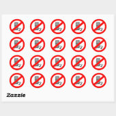 No Music Symbol Stickers (Blatt)