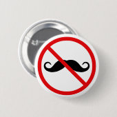 No Mustaches Button (Vorne & Hinten)
