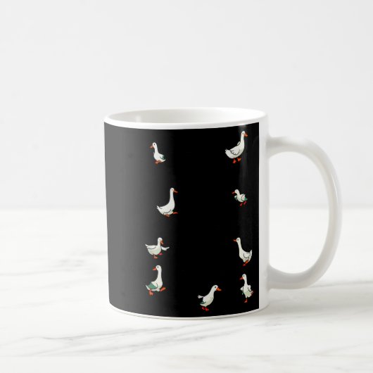 No My Ducks Are Certainly Not In A Row Funny Duck Kaffeetasse (Rechts)