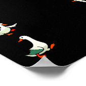 No My Ducks Are Certainly Not In A Row Funny Duck  Poster (Ecke)