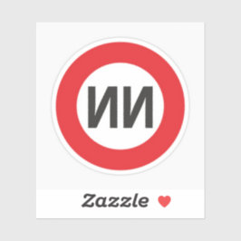 No name boys aufkleber