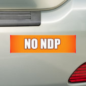 NO NDP AUTOAUFKLEBER (Auf Auto)