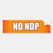 NO NDP AUTOAUFKLEBER (Vorne)