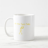 No New Tools Today Funny Sad Stickman Kaffeetasse (Links)