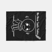 No New Tools Today Funny Saying Design Fleecedecke (Vorderseite (Horizontal))