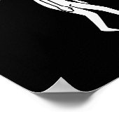 No New Tools Today Funny Work Humor Sad Stick Figu Poster (Ecke)