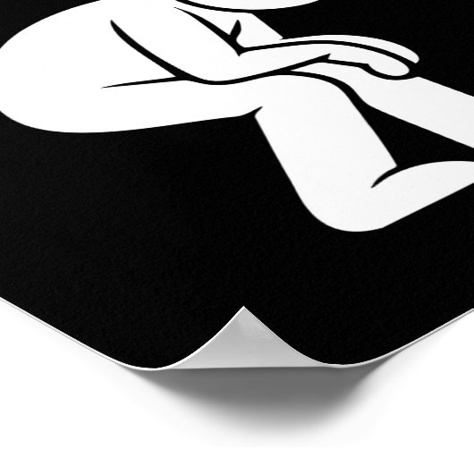 No New Tools Today Humor Sarcastic Meme Sad Stickm Poster (Ecke)