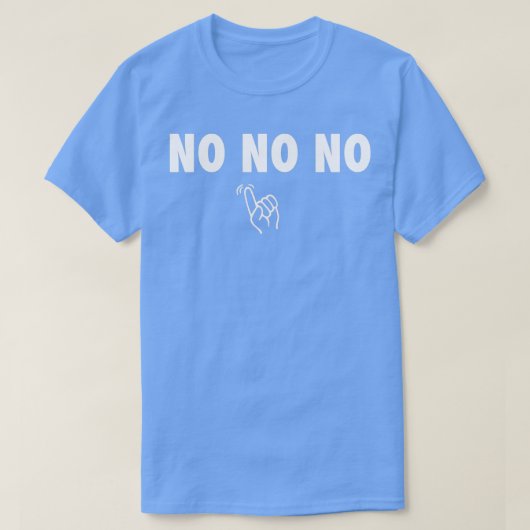 NO NO NO Mutombo T-Shirt (Design vorne)