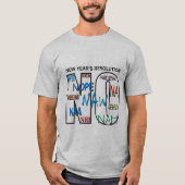 No Nope Net New Year's Resolution Mens Tshirt (Vorderseite)