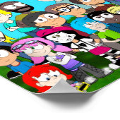 No Normal Character Poster (Ecke)