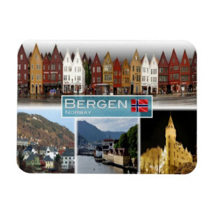 NO Norwegen - Bergen - Magnet