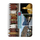 NO Norwegen - Bergen - Magnet (Vertikal)