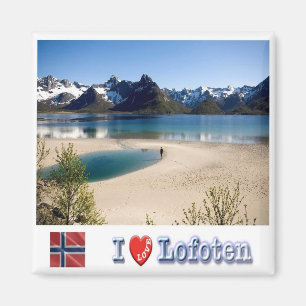 NO - Norwegen - Lofoten - Panorama I Liebe Magnet