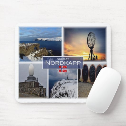 NO Norwegen - Nordkapp Nordkap - Mousepad (Mit Mouse)