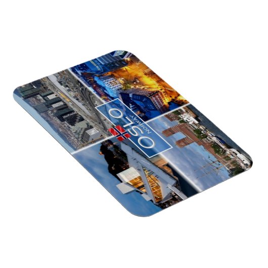 NO Norwegen - Oslo - Magnet (Rechte Seite)