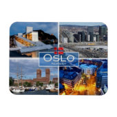 NO Norwegen - Oslo - Magnet (Horizontal)