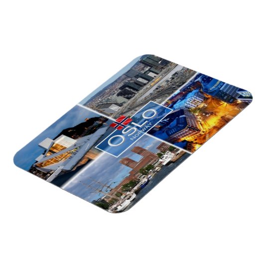 NO Norwegen - Oslo - Magnet (Linke Seite)