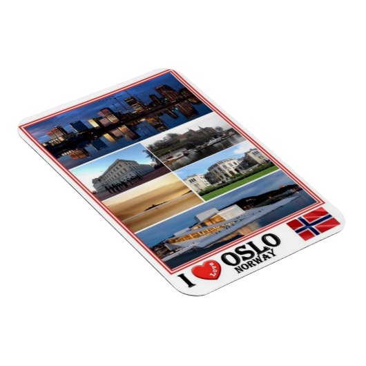 NO Norwegen - Oslo - Magnet (Rechte Seite)