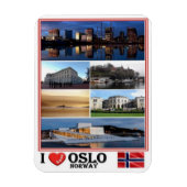 NO Norwegen - Oslo - Magnet (Vertikal)