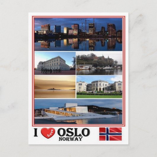 NO - Norwegen - Oslo - Postkarte (Vorderseite)