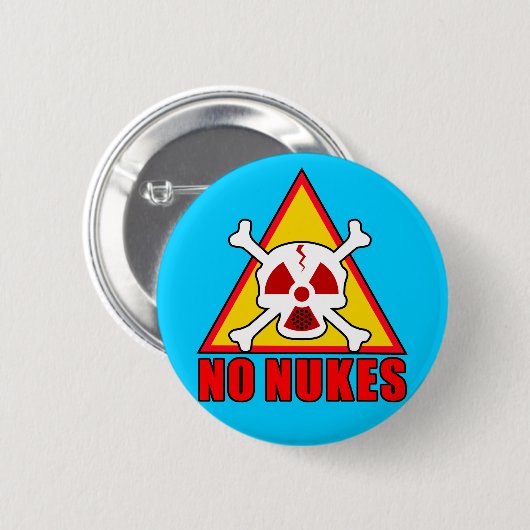 NO NUKES! BUTTON (Vorne & Hinten)