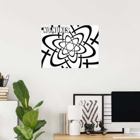 NO NUKES POSTER (Heimbüro)