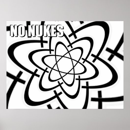 NO NUKES POSTER (Vorne)