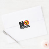 NO_NUKES RUNDER AUFKLEBER (Umschlag)