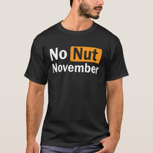 No Nut November Challenge Design T-Shirt (Vorderseite)