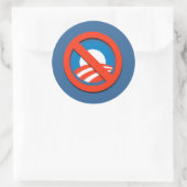 NO "O" RUNDER AUFKLEBER (Tasche)