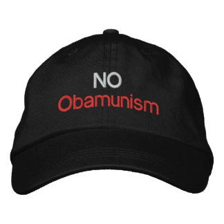 NO Obamunism 1,0 Bestickte Baseballkappe