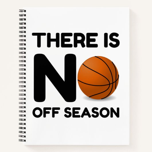 No Off Season Basketball Notizblock (Vorderseite)