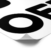 No Off Season Basketball Poster (Ecke)