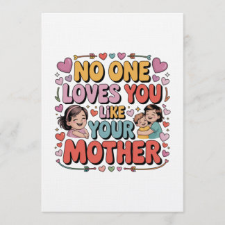 No One Loves You Like Your Mother Einladung
