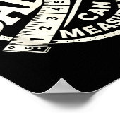 No Other Dad Can Measure Up Men Funny Fathers Day Poster (Ecke)