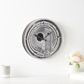 No outside only exits Wall Clock Große Wanduhr (Zuhause)