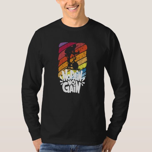 No Pain No Gain Indoor Cycling Class  1 T-Shirt (Vorderseite)