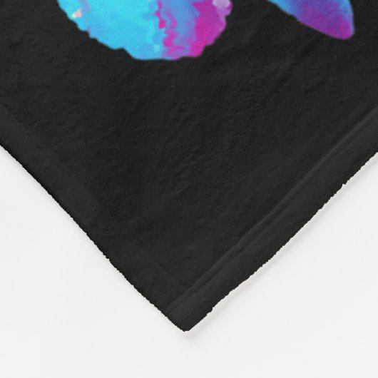 No Pain No Gain Motivational Gym Humor Tie Dye Wei Fleecedecke (Ecke)