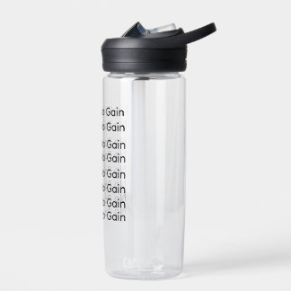"No Pain No Gain" Spielmotivation Wasserflasche Trinkflasche