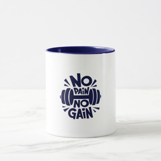 No Pain, No Gain Tasse (Zentrum)