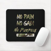 No Pain No Purse Live For Jesus Christian Redleg C Mousepad (Mit Mouse)