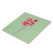 No parking anarchy sign fliese (Seite)