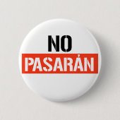 No Pasaran Button (Vorderseite)