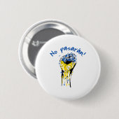 No Pasaran Sozialistischer Spanischer Bürgerkrieg Button (Vorne & Hinten)
