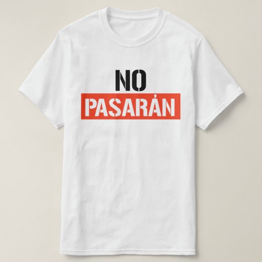 No Pasaran T-Shirt (Design vorne)