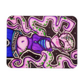 No Peace Alien Magnet (Horizontal)