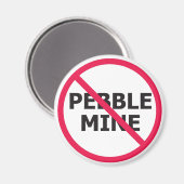 No Pebble Magnet (Vorderseite/Rückseite)