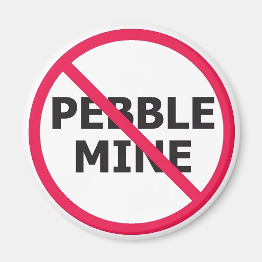 No Pebble Magnet (Vorne)