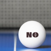 "NO" Ping Pong Balls Tischtennisball (Netto)